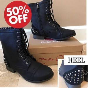 [Bella Marie] Sparkle Heel Boots